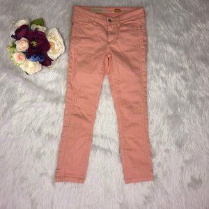 Anthropologie Pilcro Coral Skinny Jeans